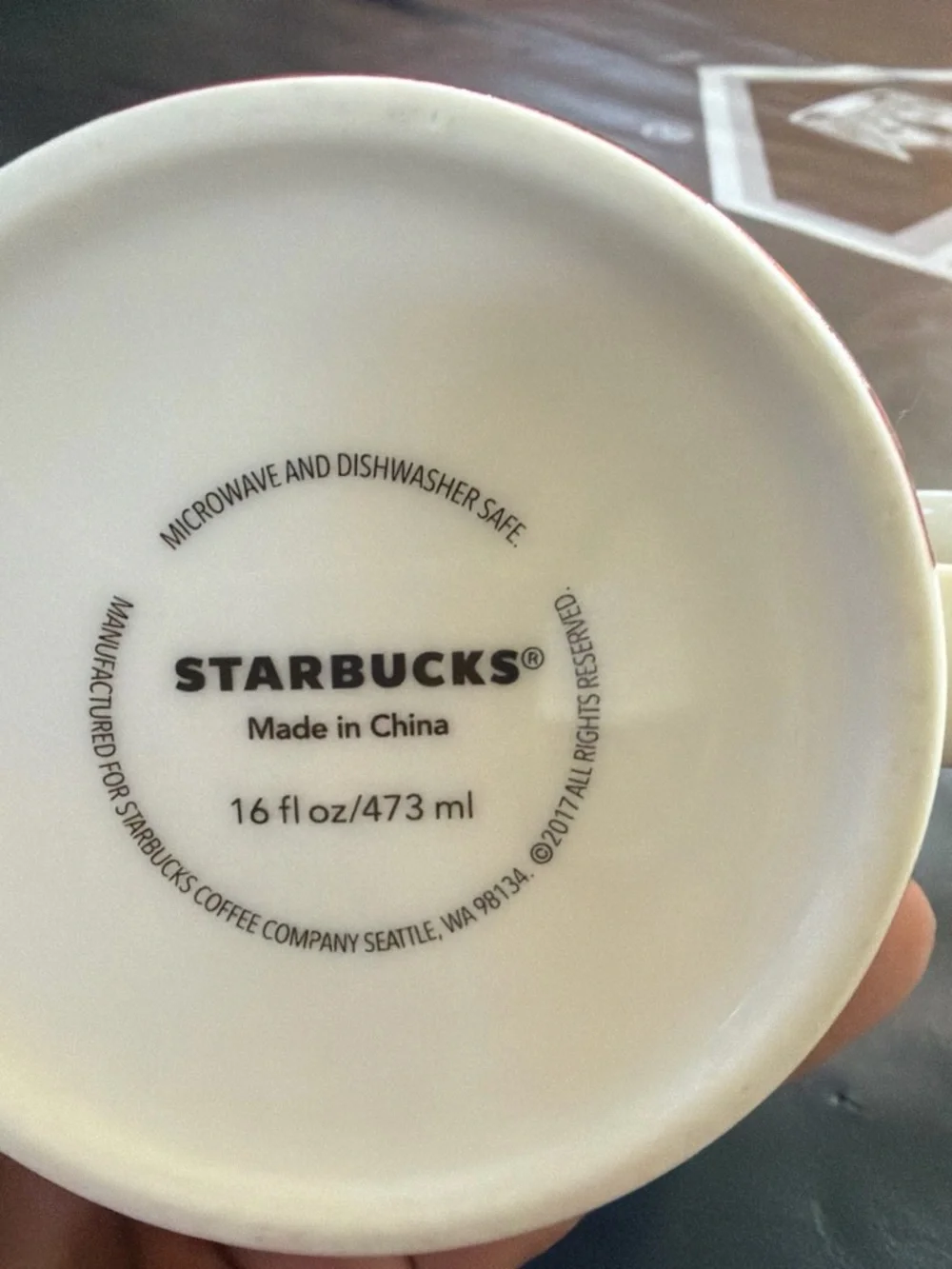 Starbucks ceramic mug
